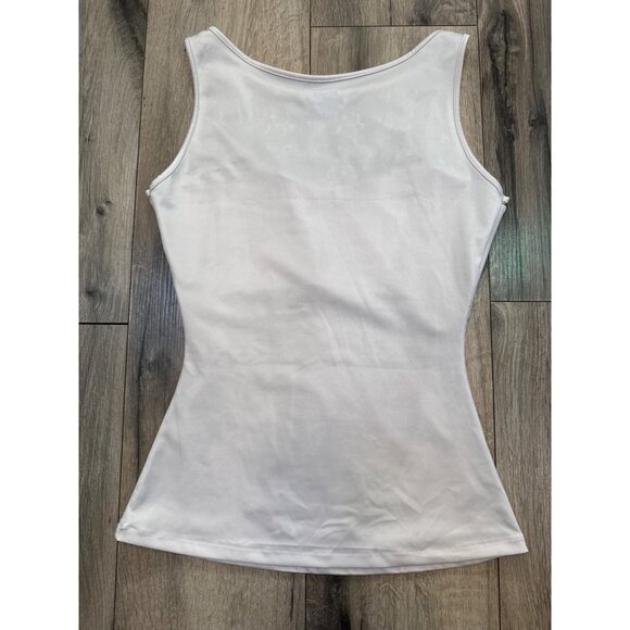 Spanx By Sara Blakely Light Lilac Purple Lace-Trimmed Shaping Tank Top M - Picture 6 of 6